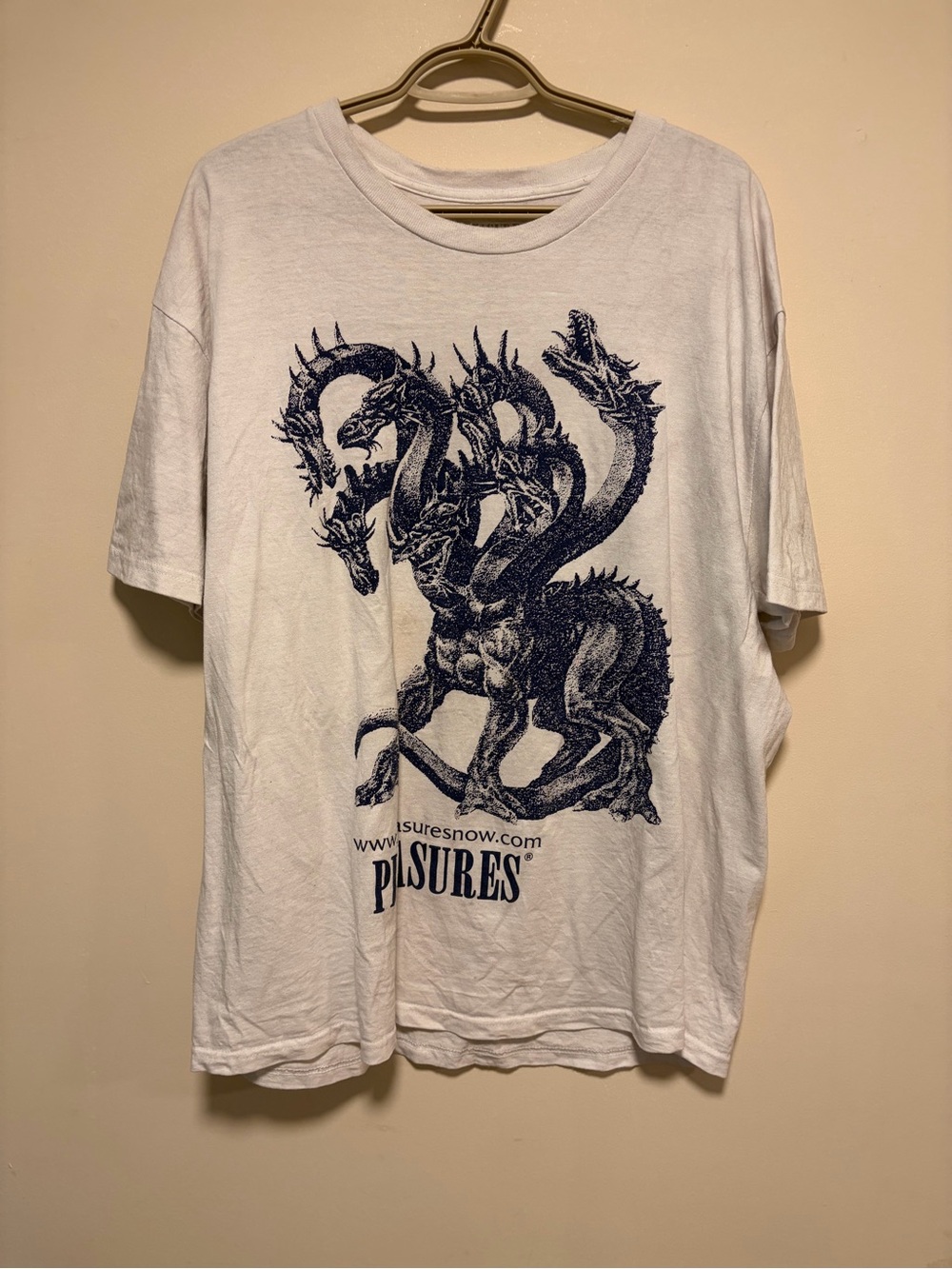 Pleasures White Graphic Hydra T-Shirt
